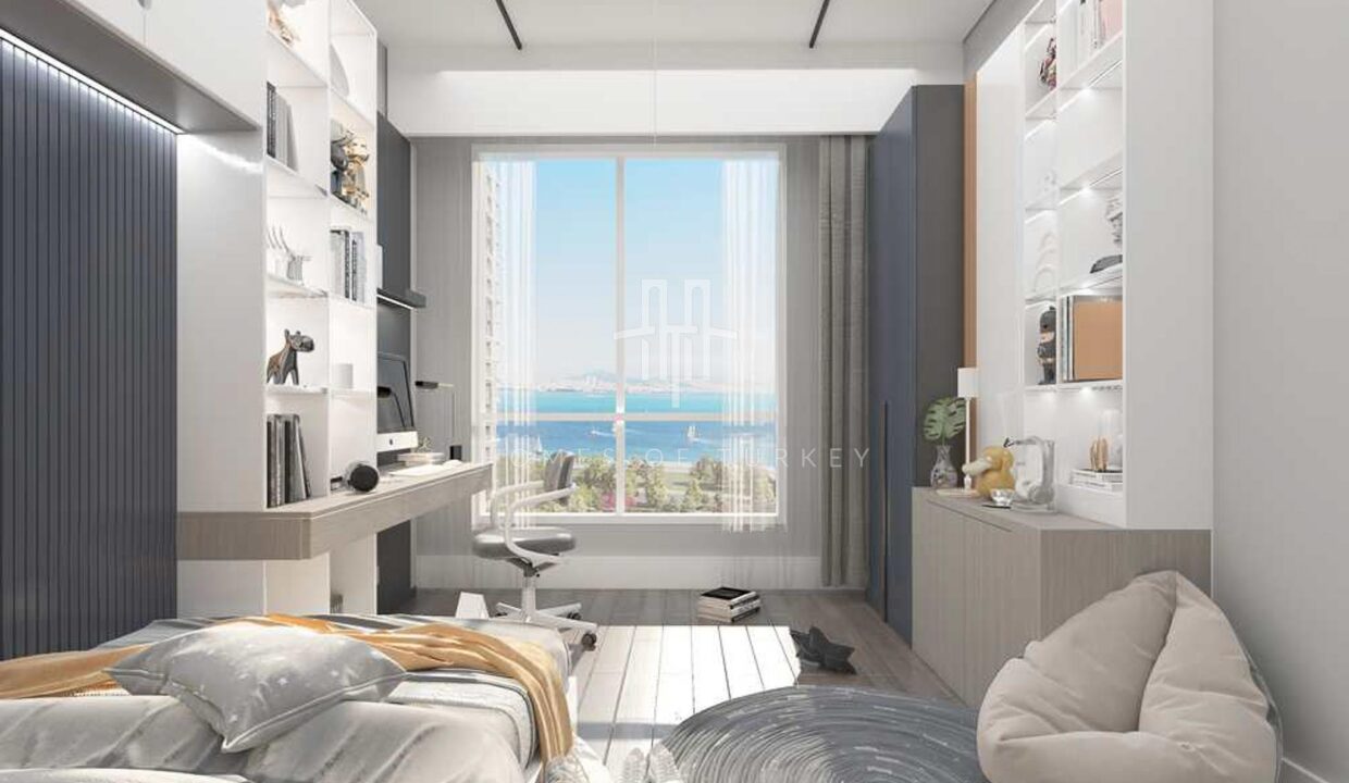 Sea View Apartments in Zeytinburnu, Near Fişekhane, and Marmaray Station 19