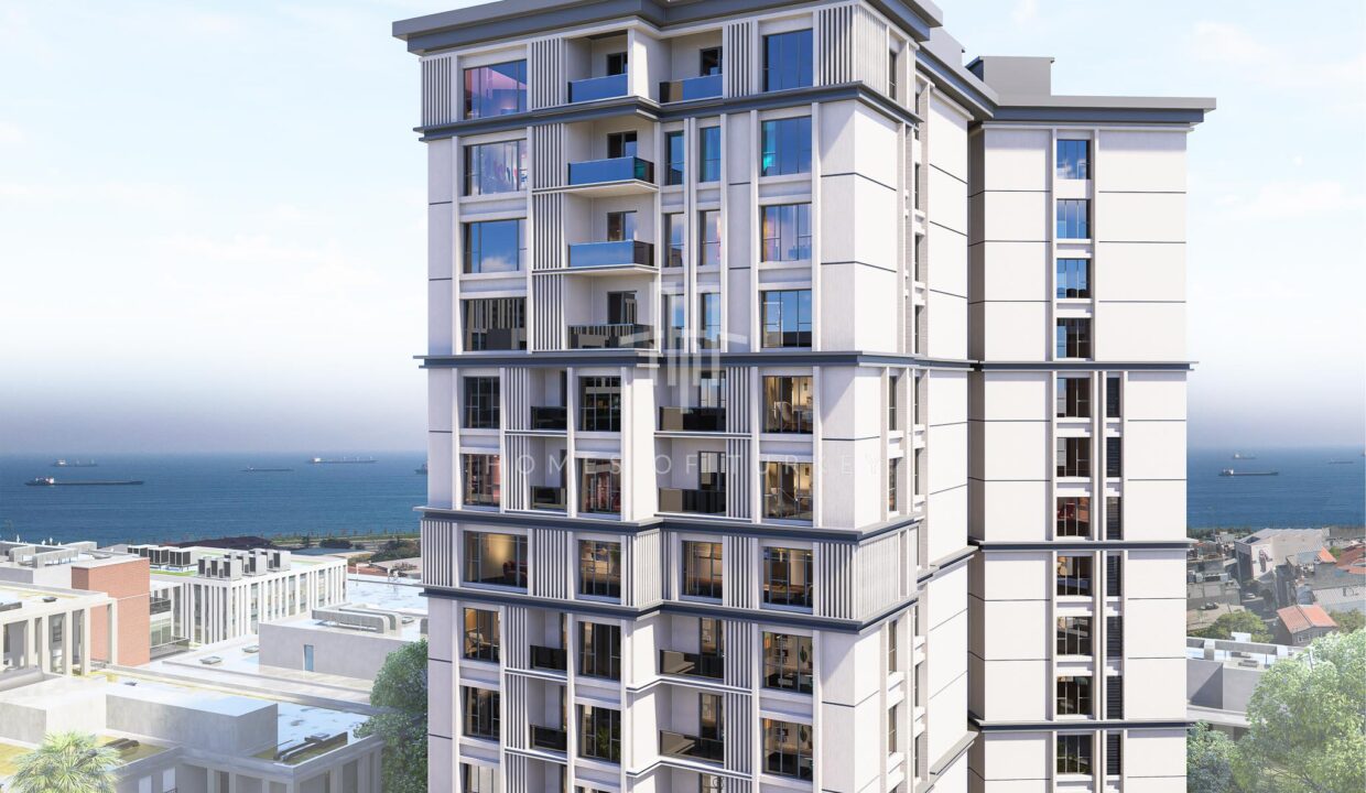 Sea View Apartments in Zeytinburnu, Near Fişekhane, and Marmaray Station 2