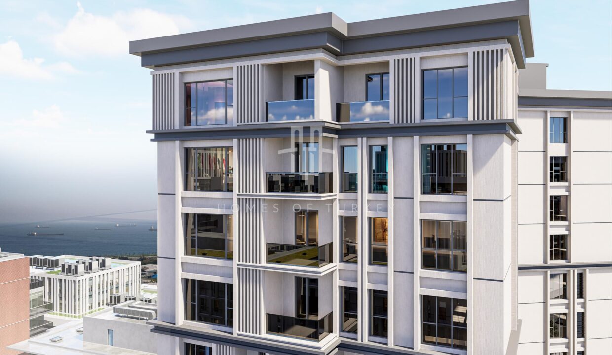 Sea View Apartments in Zeytinburnu, Near Fişekhane, and Marmaray Station 5