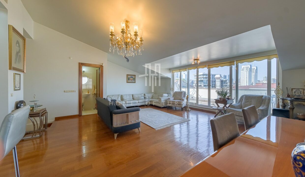 4+1 Duplex Apartment with Terrace for Sale in Şişli Nişantaşı Suitable for Citizenship 2