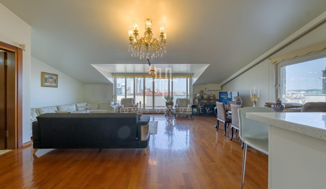 4+1 Duplex Apartment with Terrace for Sale in Şişli Nişantaşı Suitable for Citizenship 3