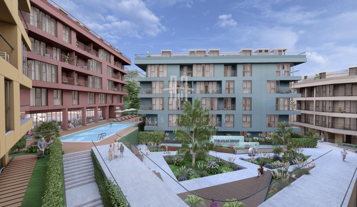 Apartments for Sale in Installments with Rich Site Opportunities in Beykoz, Istanbul 1,