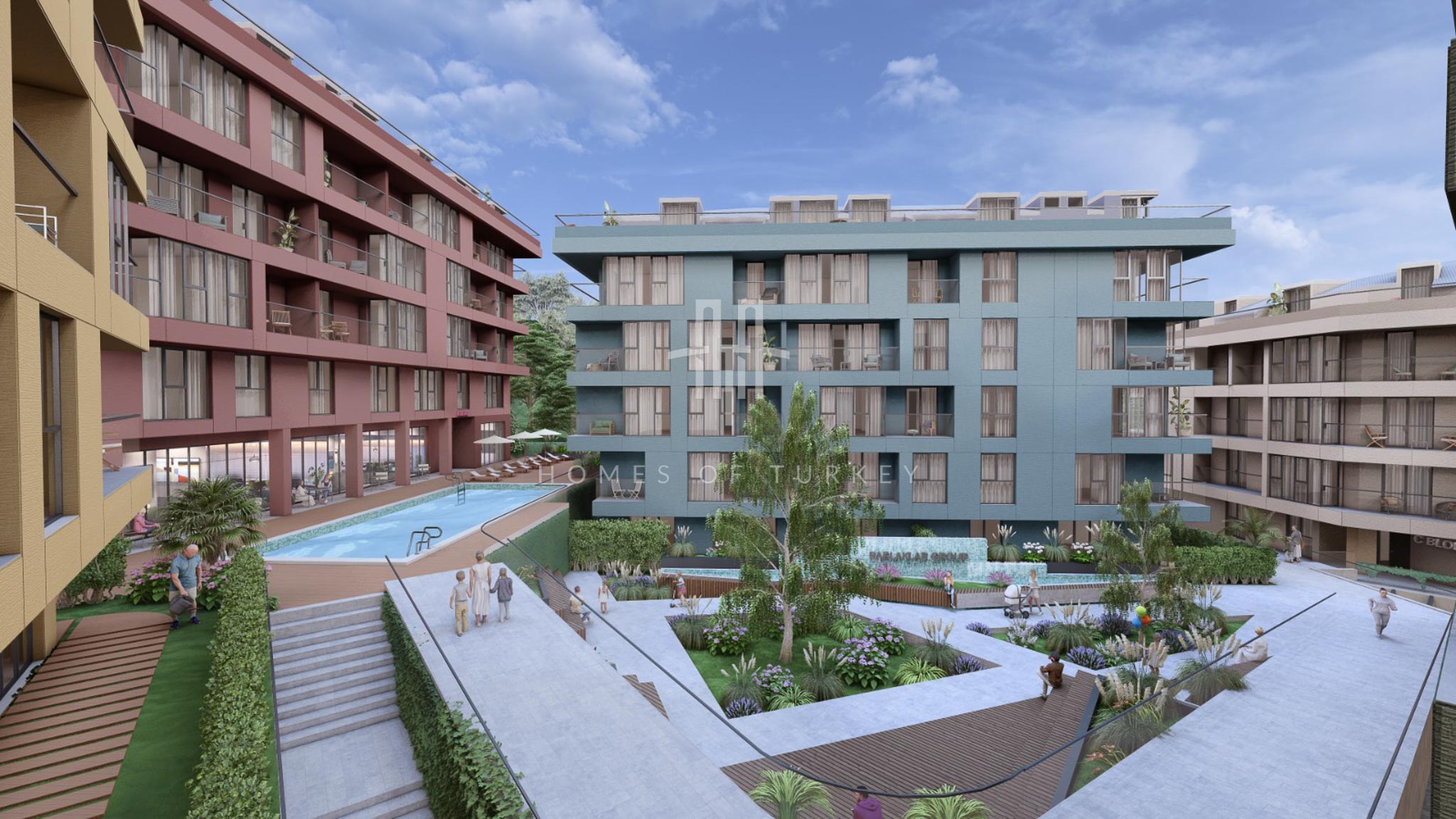 Apartments for Sale in Installments with Rich Site Opportunities in Beykoz, Istanbul 1,