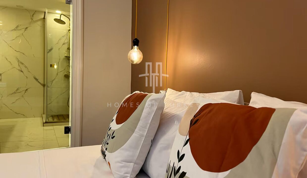 Fully Furnished, Balcony Bosphorus View Apartment for Sale in Beyoglu, Istanbul 15