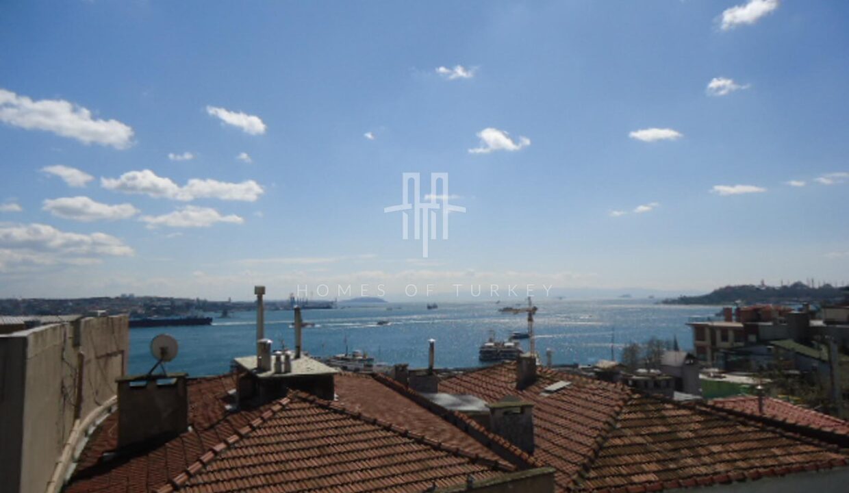 Istanbul,Beyoglu Apartment with Bosphorus View for Sale Renovated by Architects 2