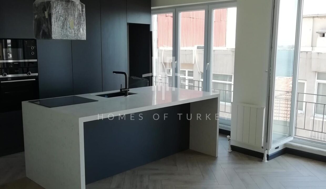 Istanbul,Beyoglu Apartment with Bosphorus View for Sale Renovated by Architects 6