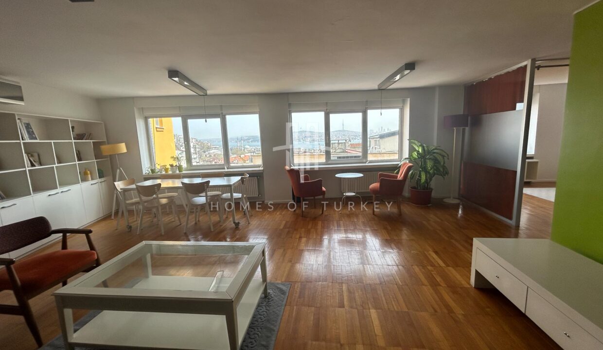 Apartment for Sale in Beyoglu with Galata Tower and Bosphorus View 2
