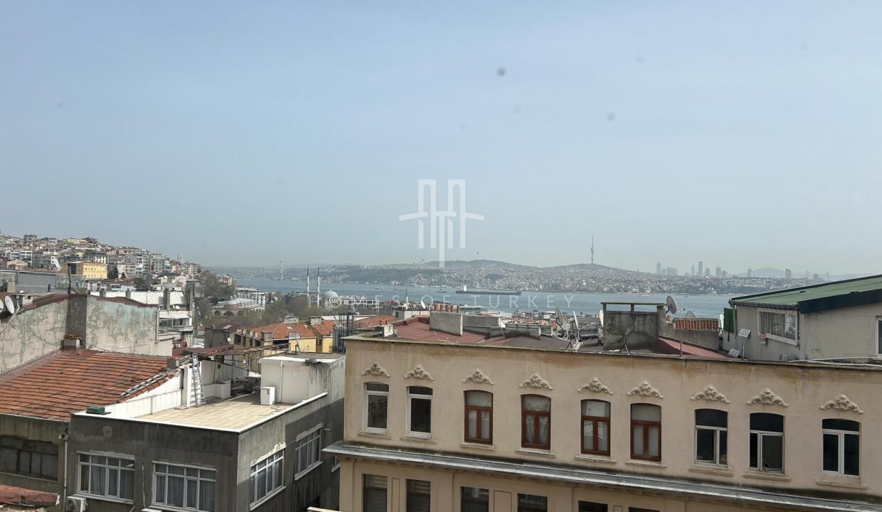 Apartment for Sale in Beyoglu with Galata Tower and Bosphorus View 7