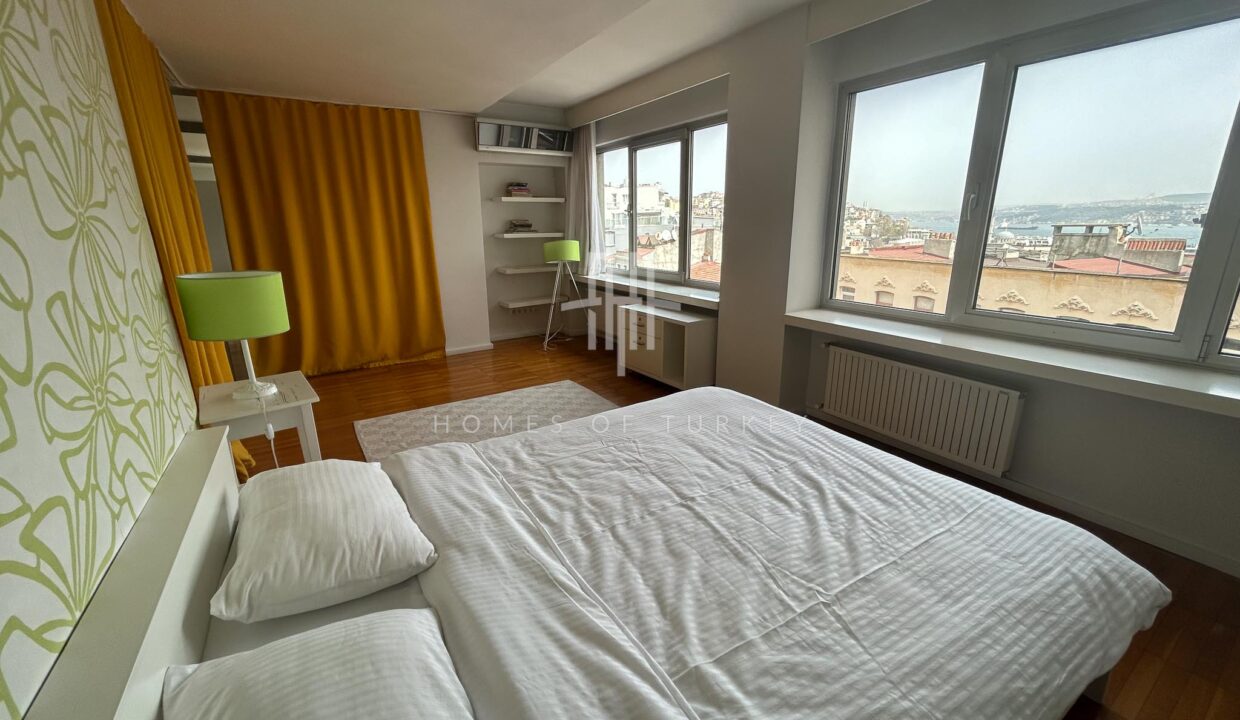 Apartment for Sale in Beyoglu with Galata Tower and Bosphorus View 8