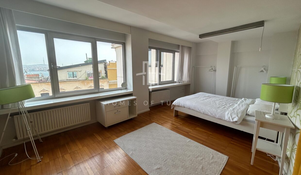 Apartment for Sale in Beyoglu with Galata Tower and Bosphorus View 9