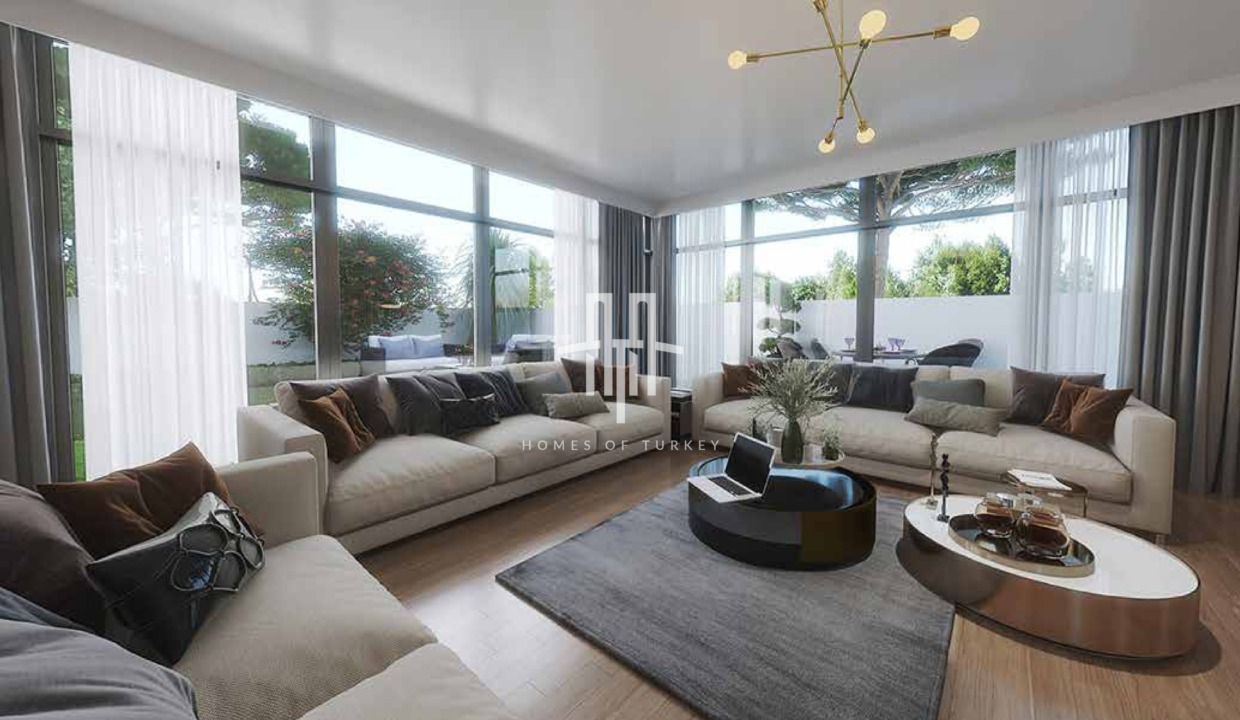 Luxury Villas For Sale In Bahcesehir With Horizontal Architecture In Installments -10