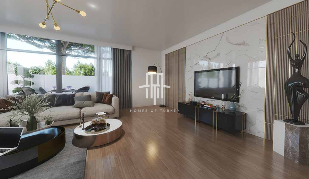 Luxury Villas For Sale In Bahcesehir With Horizontal Architecture In Installments -11
