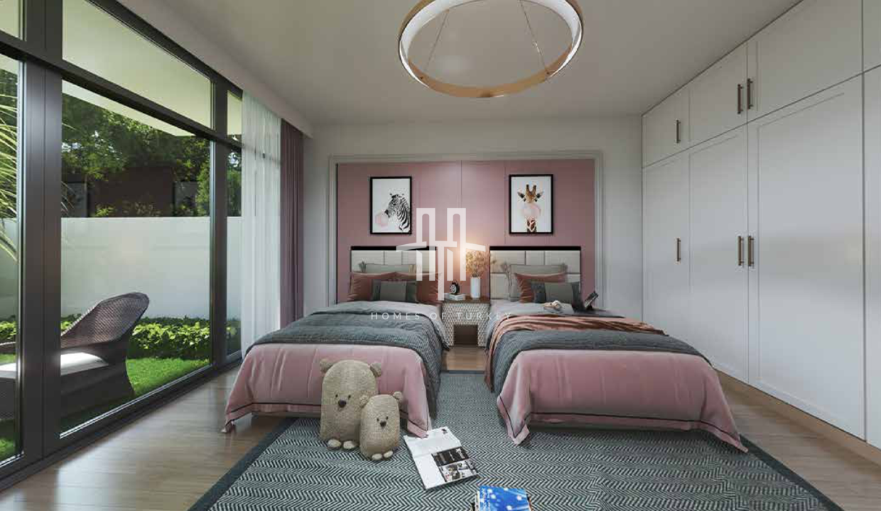Luxury Villas For Sale In Bahcesehir With Horizontal Architecture In Installments -18