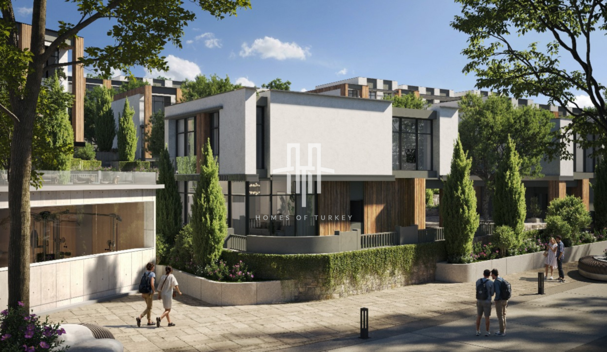 Luxury Villas For Sale In Bahcesehir With Horizontal Architecture In Installments -4