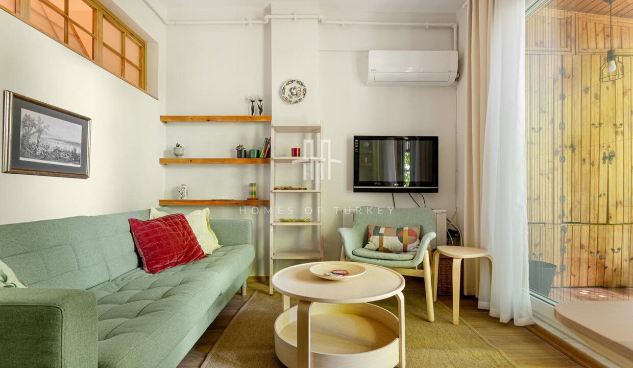 Fully Furnished 2+1 Modern Flat For Sale In Beyoglu Cihangir With Balcony 2