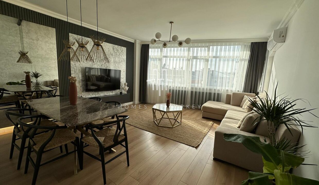 3+1 Flat For Sale In The Center Of Istanbul, Fully Furnished And With Balcony- 2
