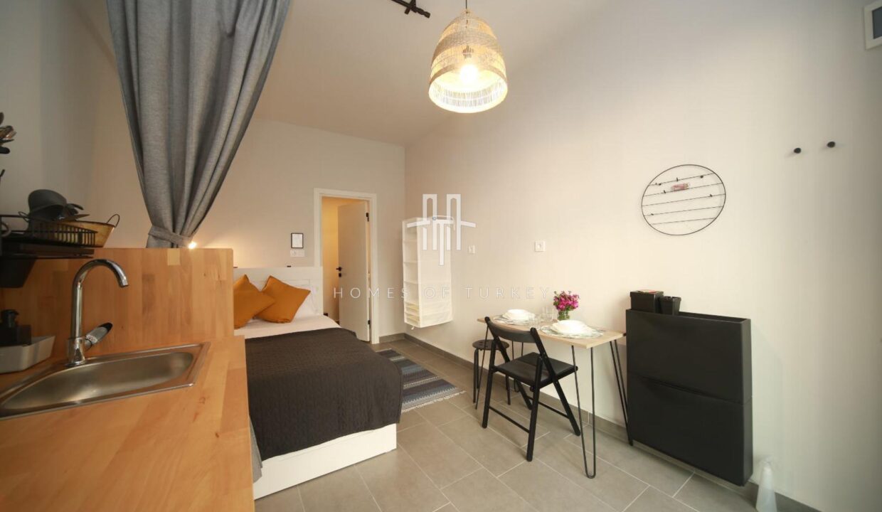 A Furnished Studio Apartment For Sale In The Most Prestigious Location 0f Istanbul Offering Investment Opportunity- 2