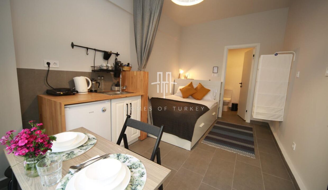 A Furnished Studio Apartment For Sale In The Most Prestigious Location 0f Istanbul Offering Investment Opportunity- 3