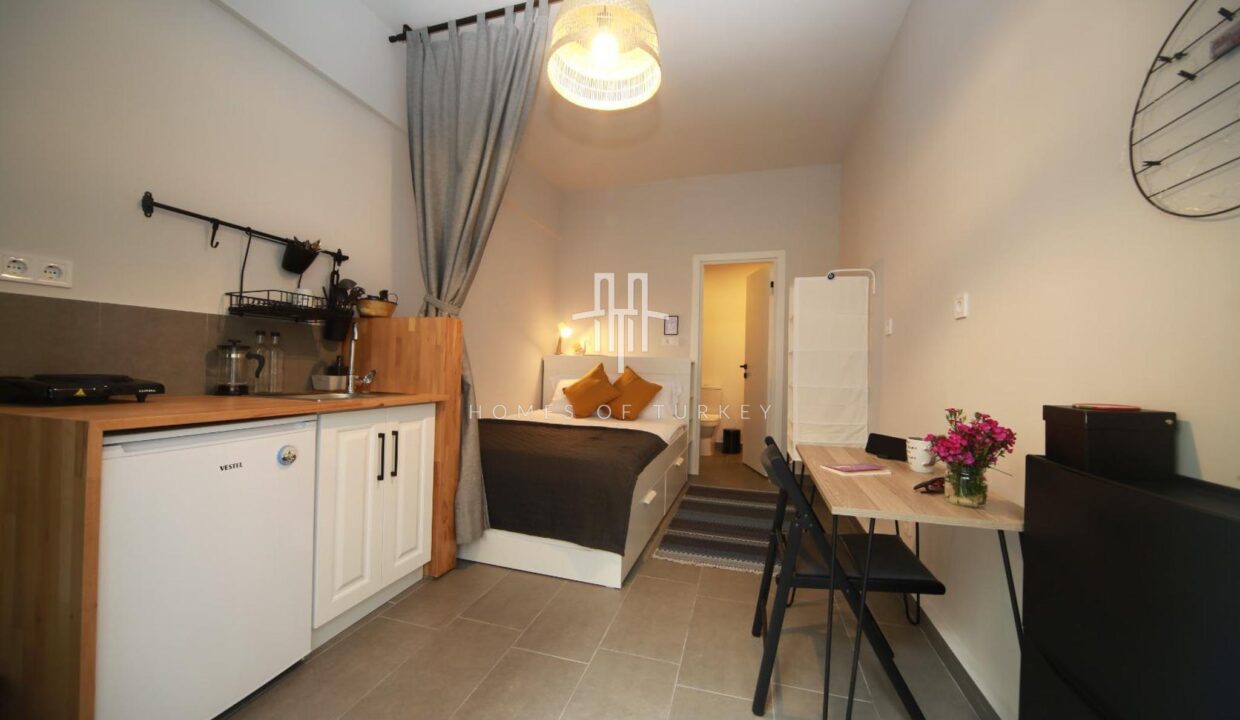 A Furnished Studio Apartment For Sale In The Most Prestigious Location 0f Istanbul Offering Investment Opportunity- 5