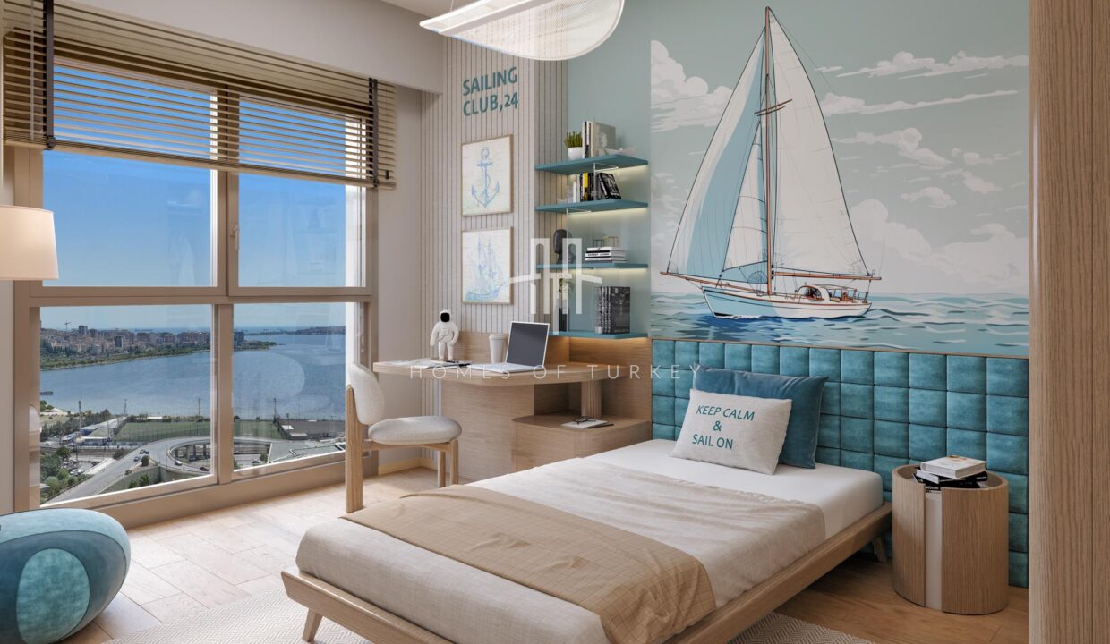 Apartments For Sale In Küçükçekmece, Istanbul, Close To Marmaray And Metro, With Sea And Lake Views- 22