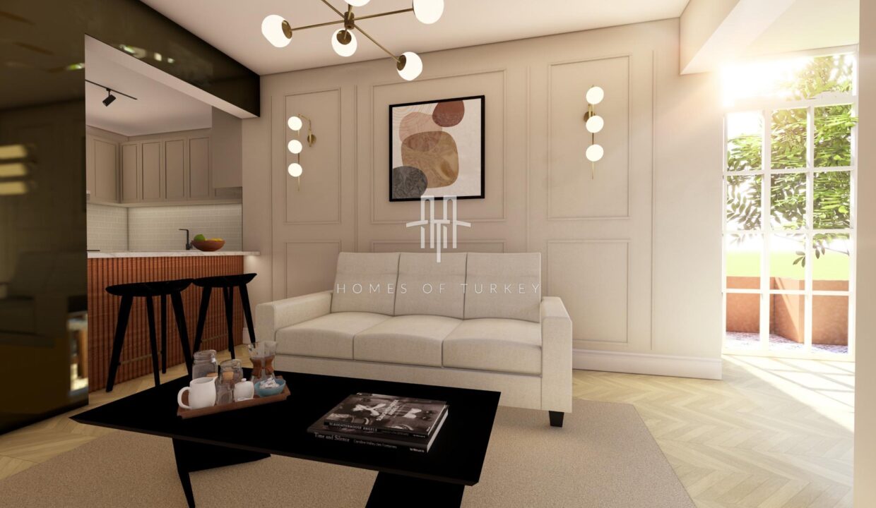 Fully Furnished 2+1 Flat For Sale in Şişli, Istanbul With Garden- 1