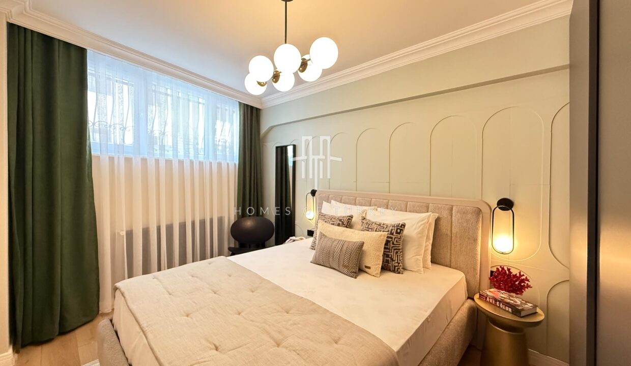 Fully Furnished 2+1 Apartment With Large Garden For Sale In Şişli In Istanbul- 10