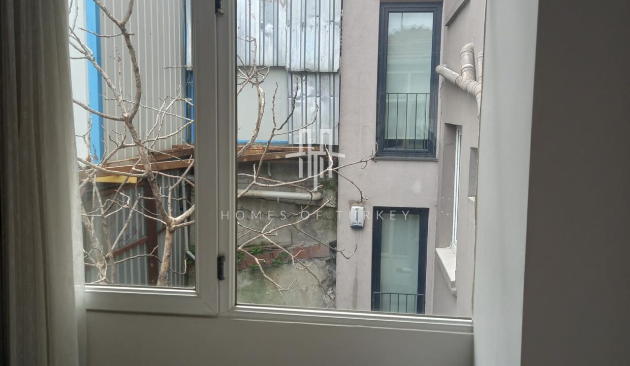 Fully Renovated Apartment With Balcony For Sale In Cihangir, Istanbul- 13,