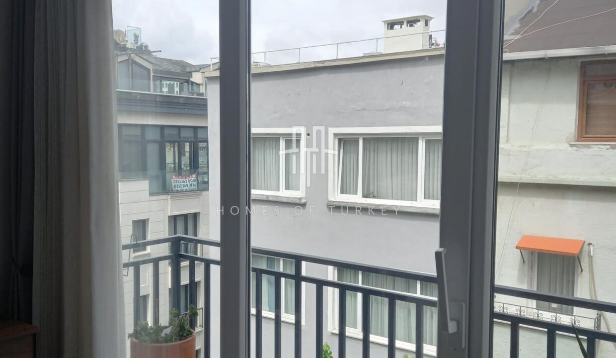 Fully Renovated Apartment With Balcony For Sale In Cihangir, Istanbul- 6