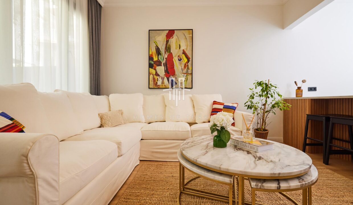 2+1 Apartment With Special Decoration And Garden For Sale In Şişli In Istanbul- 19