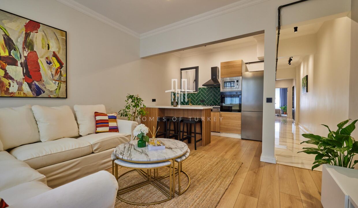 2+1 Apartment With Special Decoration And Garden For Sale In Şişli In Istanbul- 21