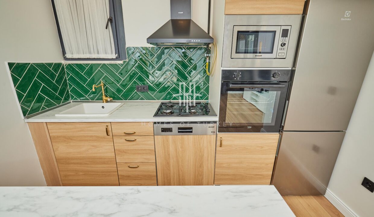 2+1 Apartment With Special Decoration And Garden For Sale In Şişli In Istanbul- 32