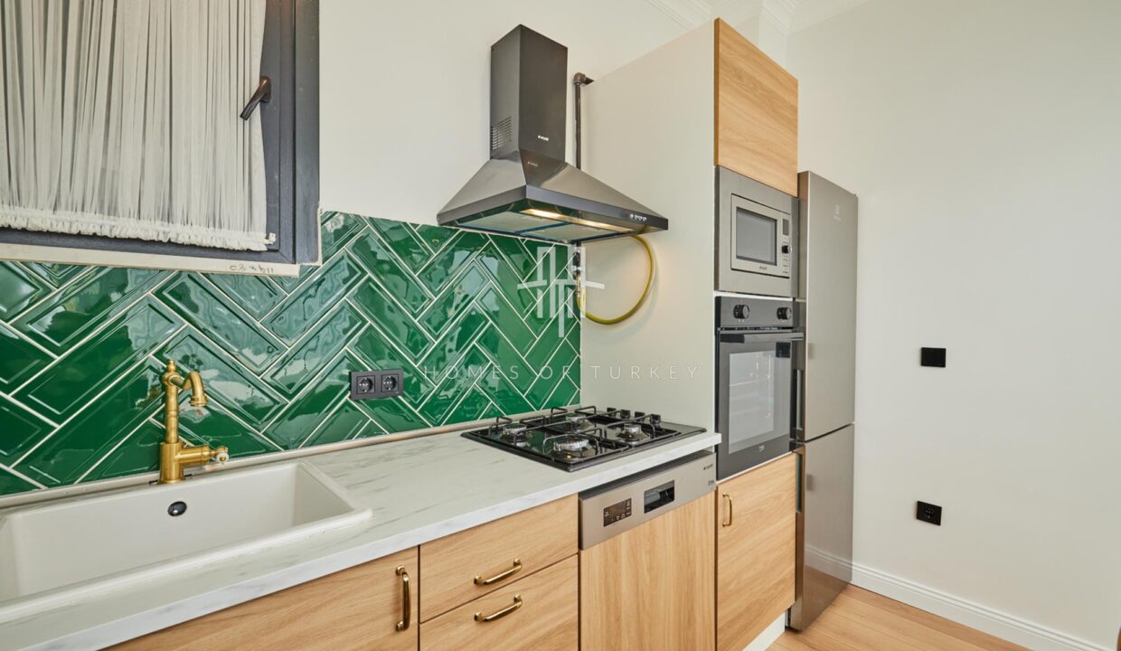 2+1 Apartment With Special Decoration And Garden For Sale In Şişli In Istanbul- 33