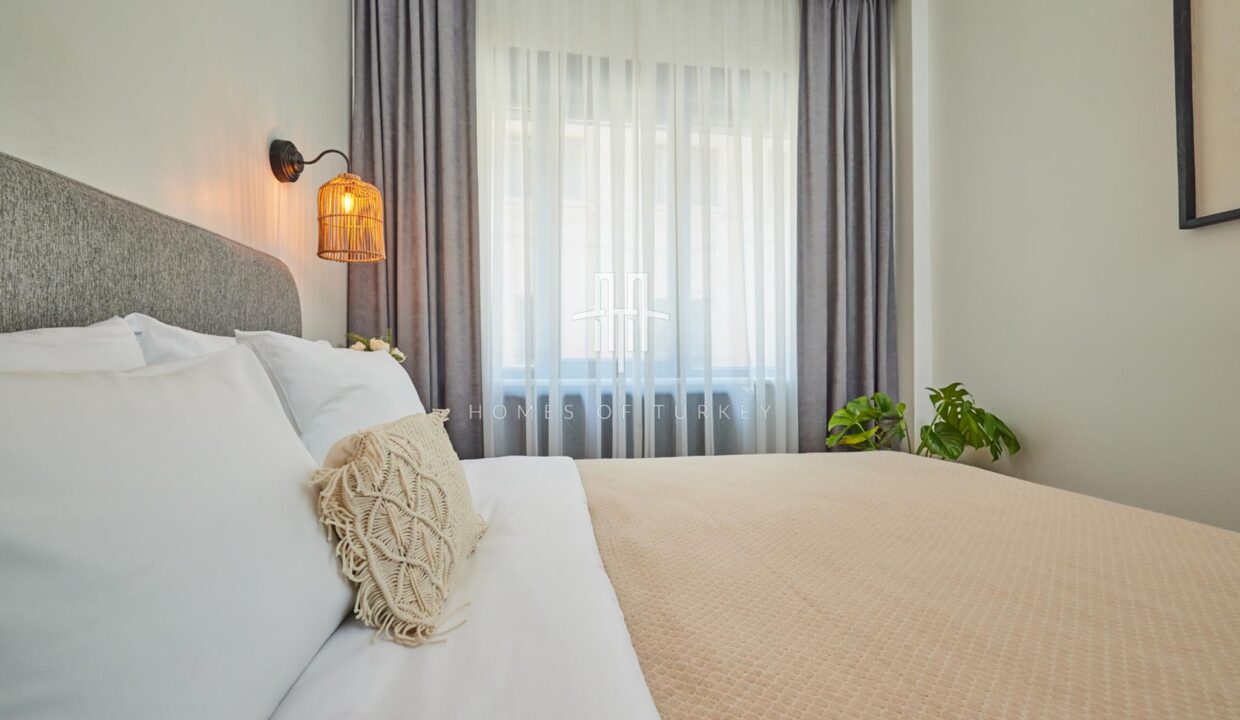 2+1 Apartment With Special Decoration And Garden For Sale In Şişli In Istanbul- 40