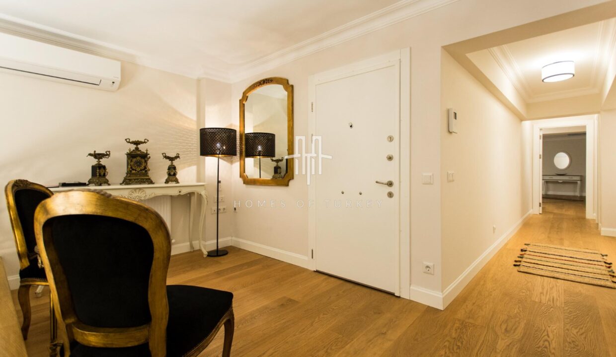 4+2 Triplex Apartment With Garden For Sale In A Prestigious Area In Nişantaşı In Istanbul Eligible For Citizenship- 16