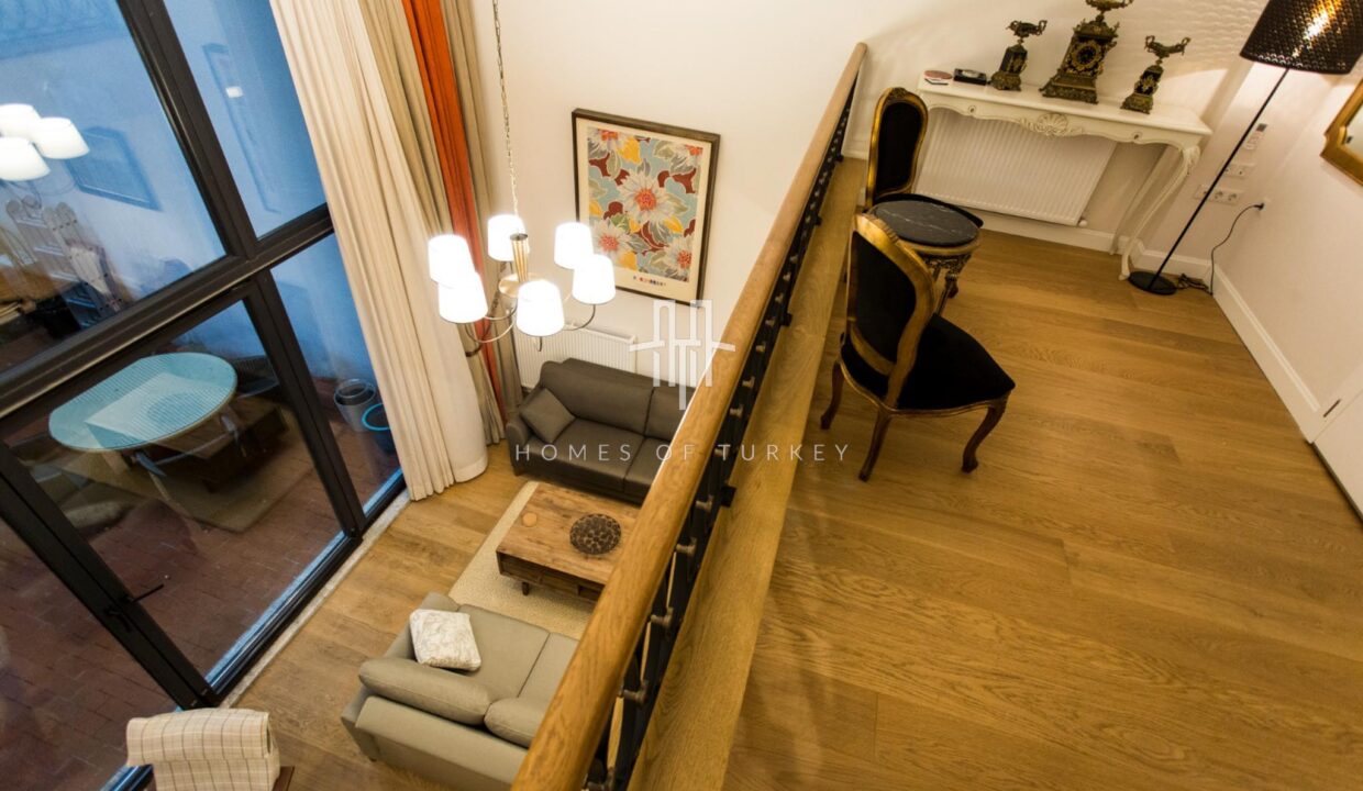 4+2 Triplex Apartment With Garden For Sale In A Prestigious Area In Nişantaşı In Istanbul Eligible For Citizenship- 17