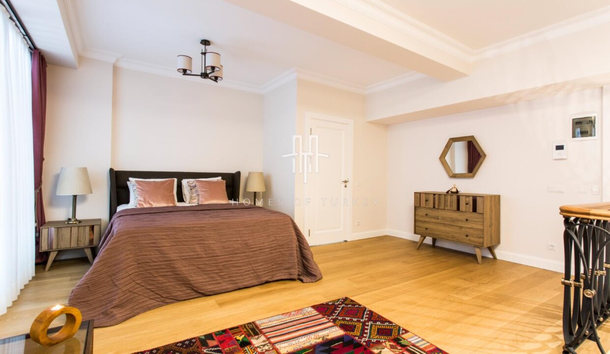 4+2 Triplex Apartment With Garden For Sale In A Prestigious Area In Nişantaşı In Istanbul Eligible For Citizenship- 22