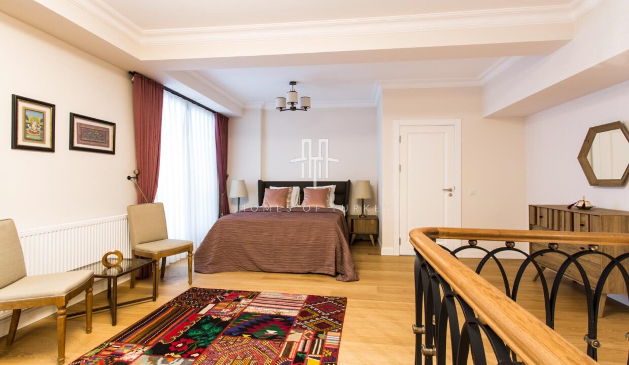 4+2 Triplex Apartment With Garden For Sale In A Prestigious Area In Nişantaşı In Istanbul Eligible For Citizenship- 24