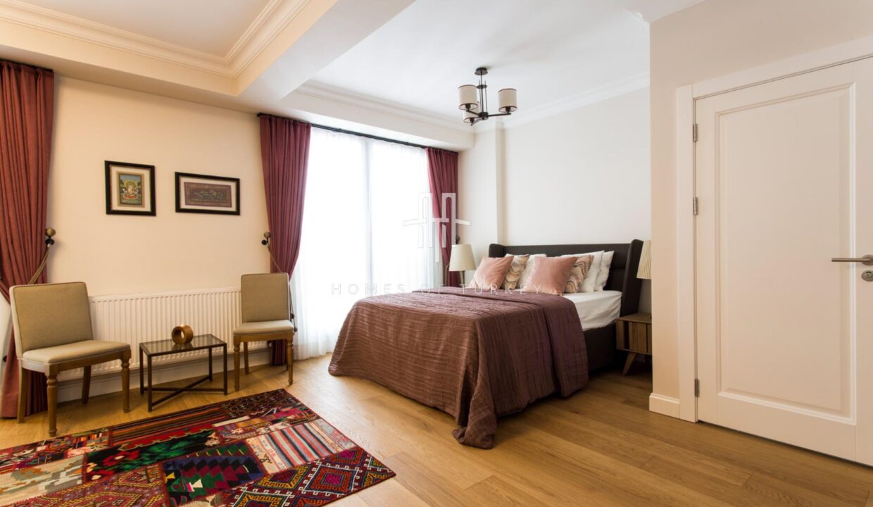 4+2 Triplex Apartment With Garden For Sale In A Prestigious Area In Nişantaşı In Istanbul Eligible For Citizenship- 25