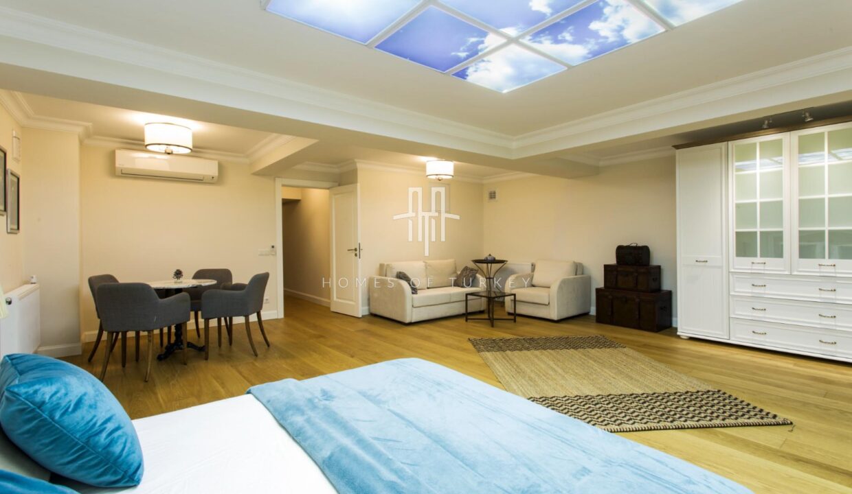 4+2 Triplex Apartment With Garden For Sale In A Prestigious Area In Nişantaşı In Istanbul Eligible For Citizenship- 35