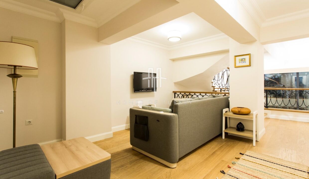 4+2 Triplex Apartment With Garden For Sale In A Prestigious Area In Nişantaşı In Istanbul Eligible For Citizenship- 40