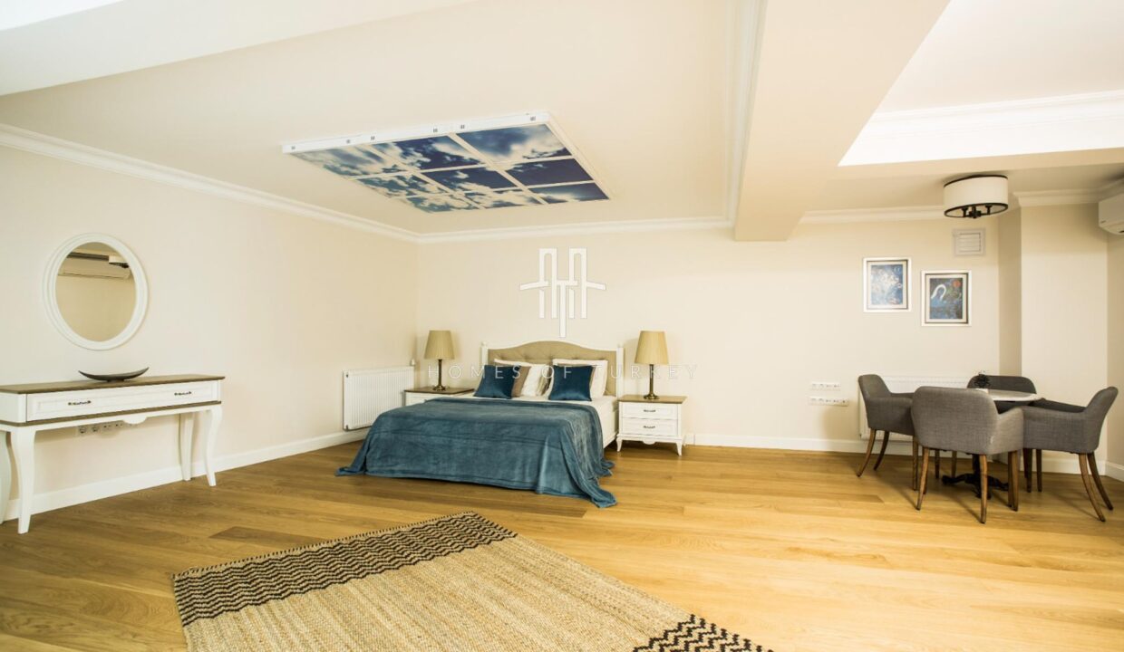 4+2 Triplex Apartment With Garden For Sale In A Prestigious Area In Nişantaşı In Istanbul Eligible For Citizenship- 44