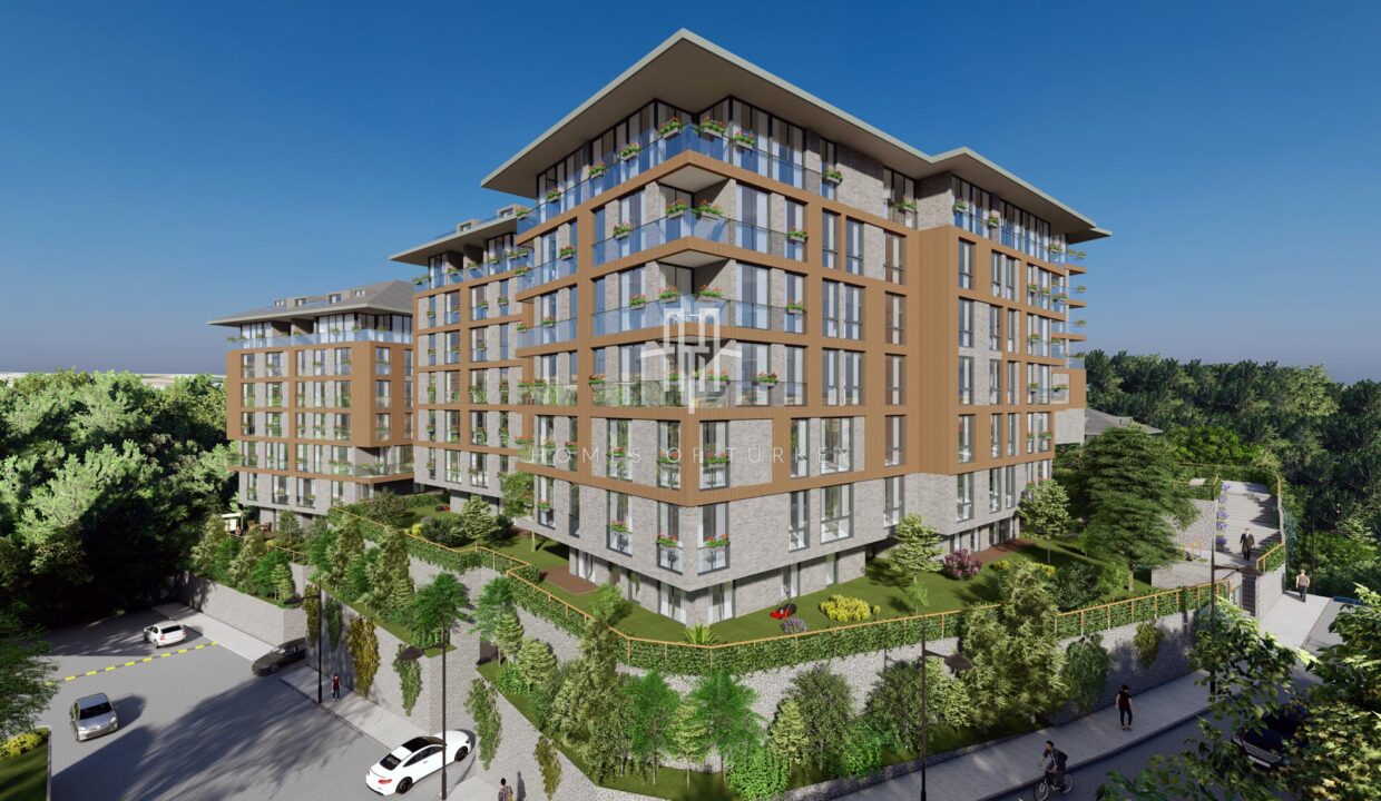 An Installment-Payment Project In Üsküdar In Istanbul, Offering Rich Social Amenities and 75% Green Space- 1