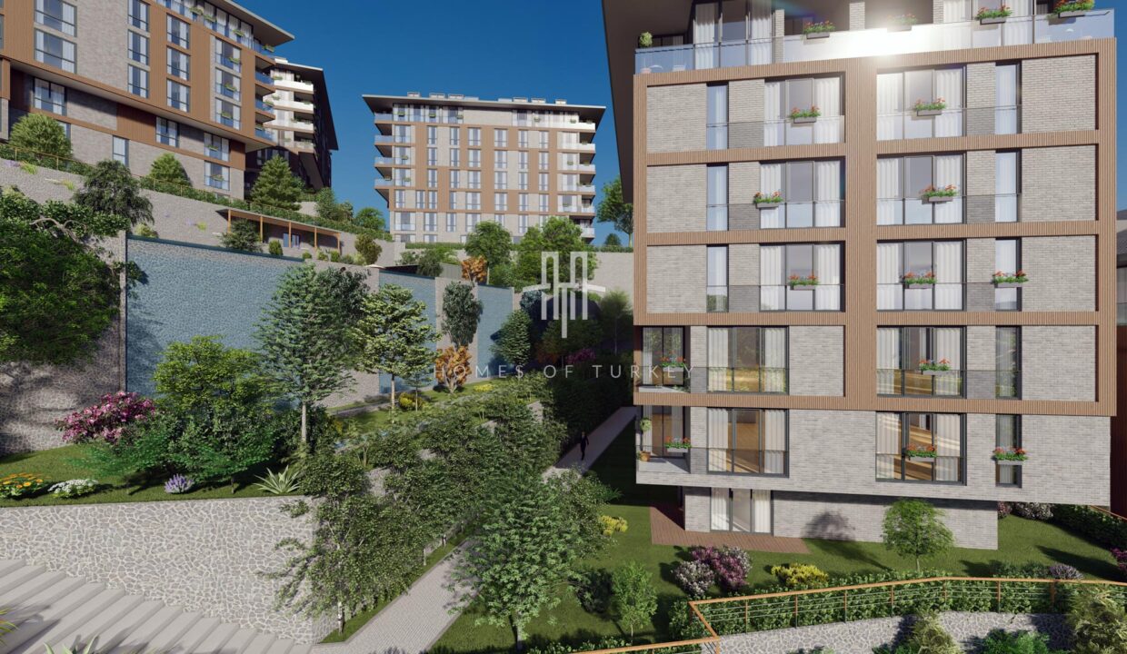 An Installment-Payment Project In Üsküdar In Istanbul, Offering Rich Social Amenities and 75% Green Space- 17