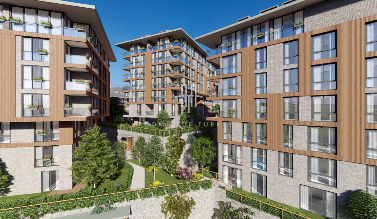 An Installment-Payment Project In Üsküdar In Istanbul, Offering Rich Social Amenities and 75% Green Space- 18