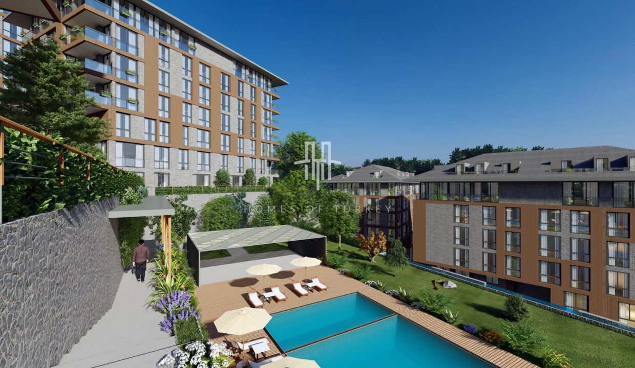 An Installment-Payment Project In Üsküdar In Istanbul, Offering Rich Social Amenities and 75% Green Space- 21