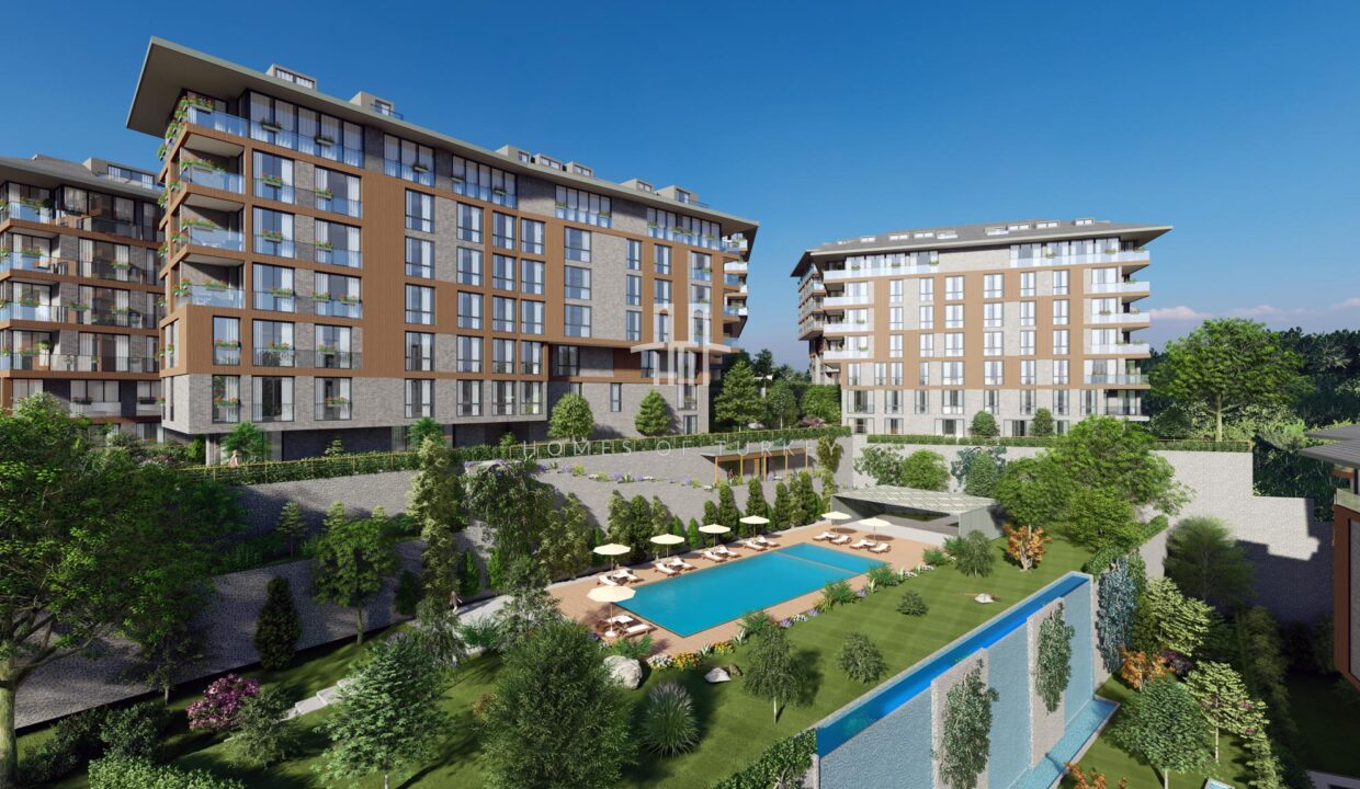 An Installment-Payment Project In Üsküdar In Istanbul, Offering Rich Social Amenities and 75% Green Space- 23