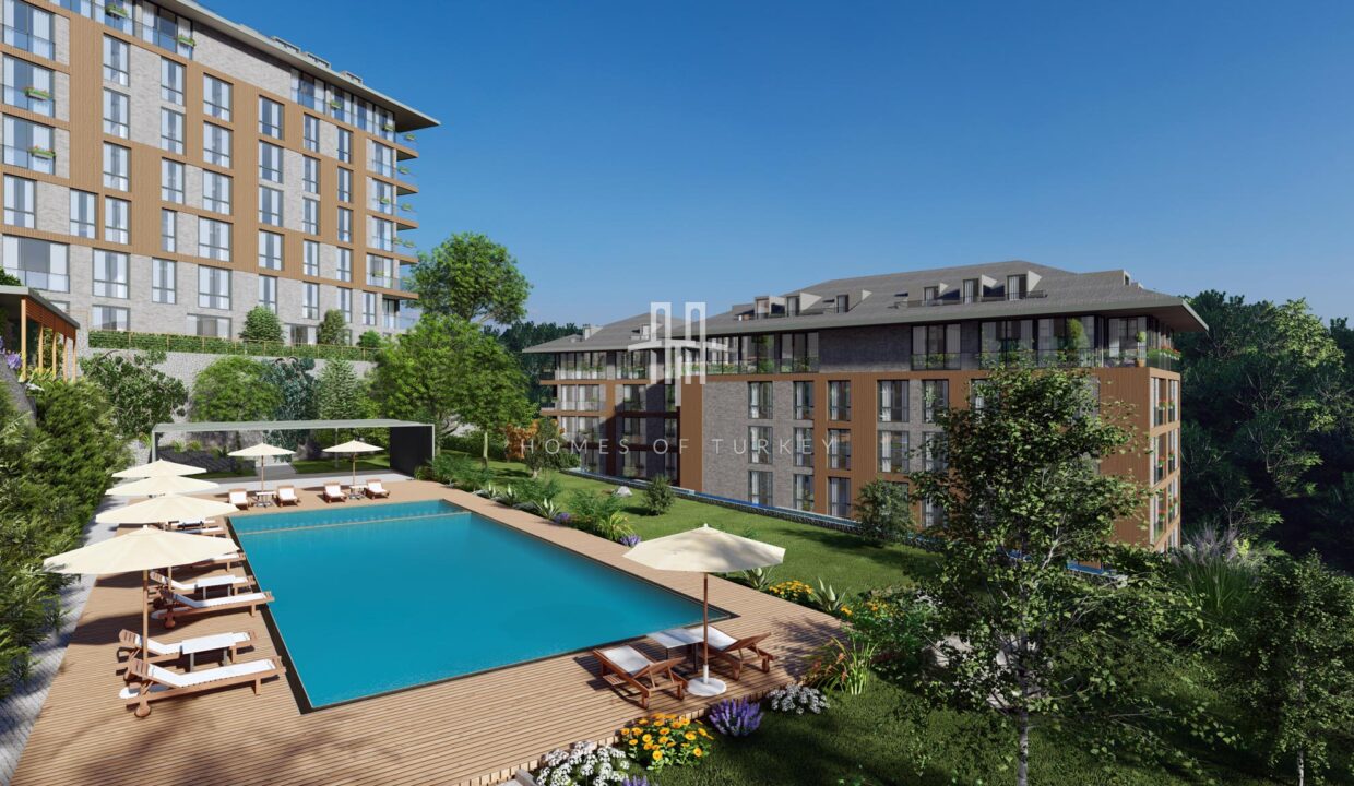 An Installment-Payment Project In Üsküdar In Istanbul, Offering Rich Social Amenities and 75% Green Space- 24,