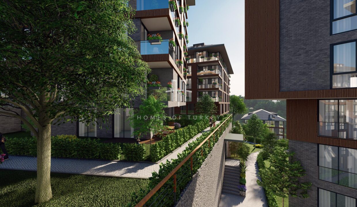 An Installment-Payment Project In Üsküdar In Istanbul, Offering Rich Social Amenities and 75% Green Space- 27