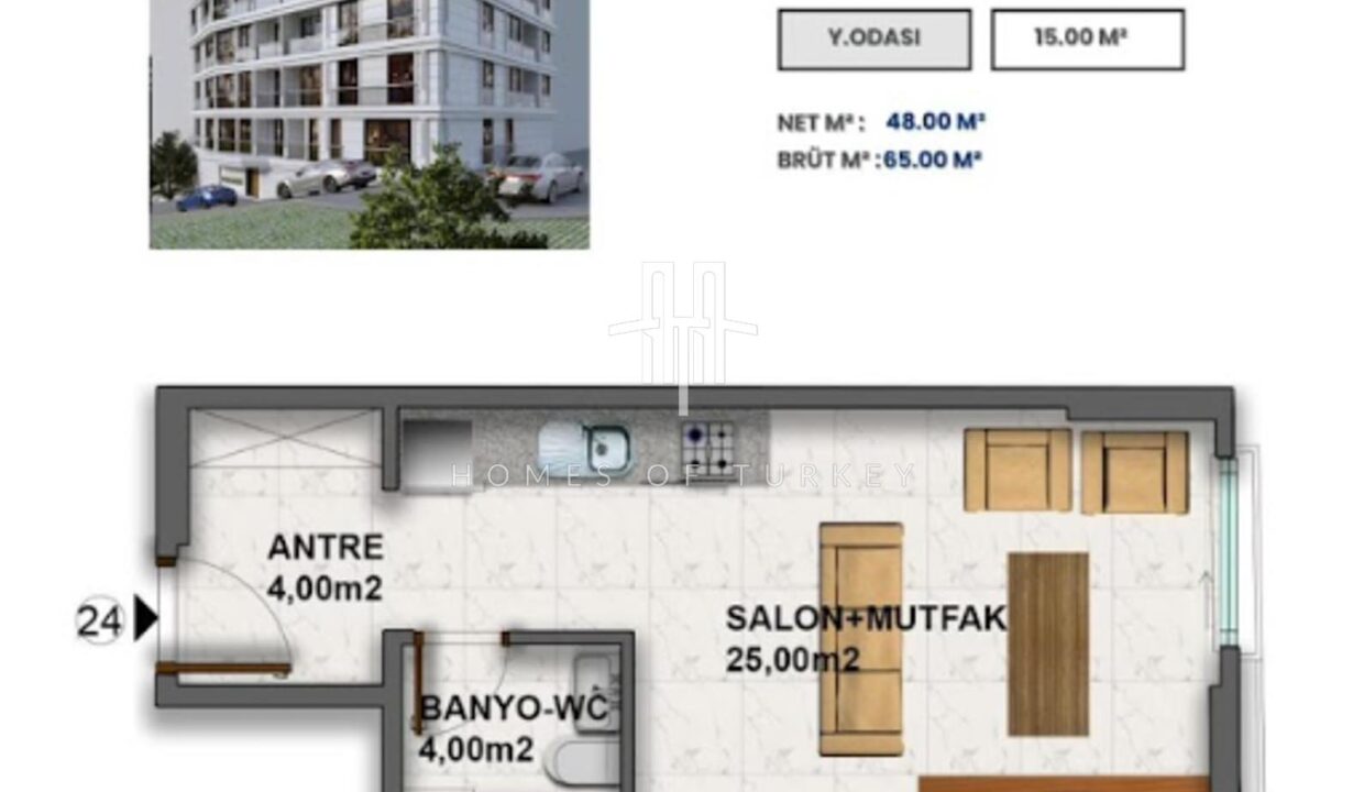 Apartments For Sale In Eligible For Citizenship And A Prestigious Area Of ​​Beşiktaş In Istanbul- 10