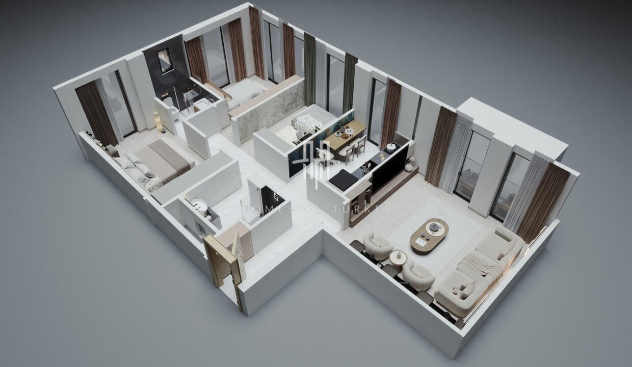 Apartments For Sale In Kağıthane In Istanbul Close To Vadi Istanbul And Close To Citizenship- 20